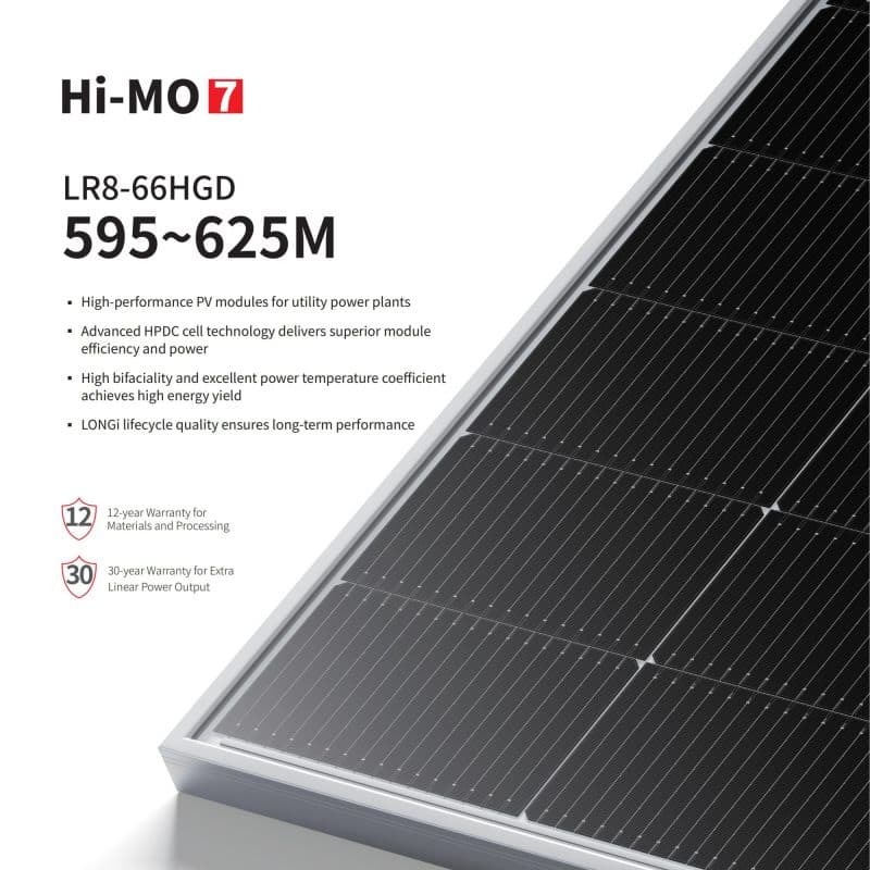 LONGi Hi-MO 7 LR8-66HGD photovoltaic module