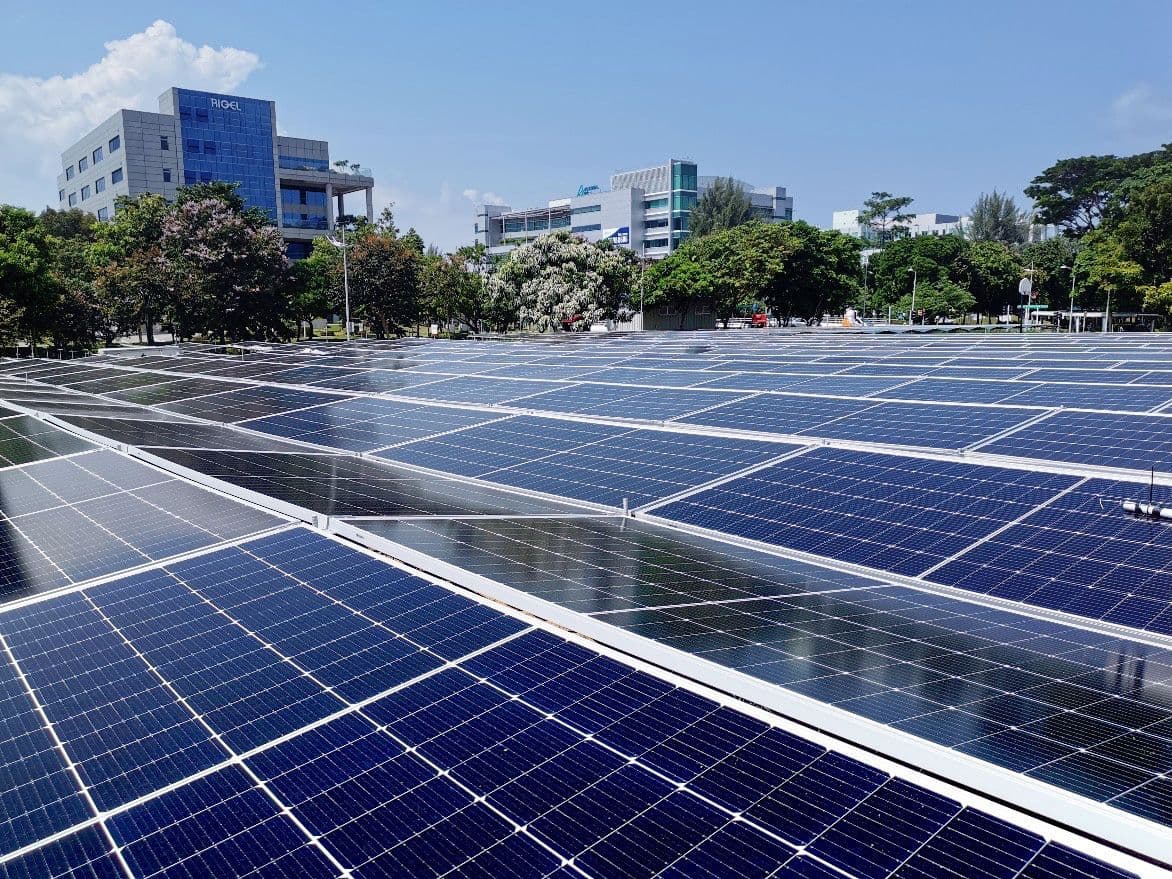 Ground-mounted solar power plant, Singapore